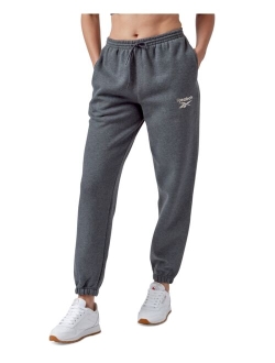 Women's Metallic Foil Logo Fleece Jogger Sweatpants, A Macy's Exclusive