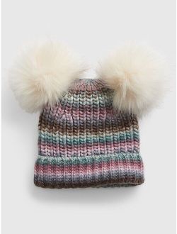 Toddler Double Pom Beanie