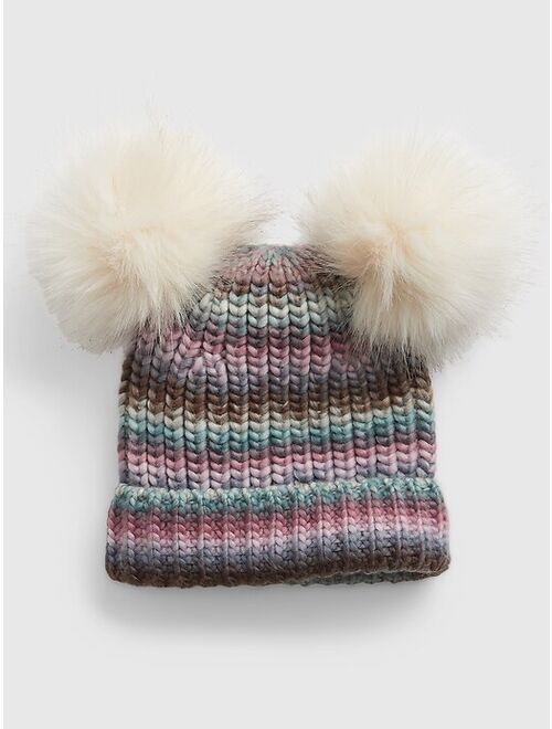 Gap Toddler Double Pom Beanie