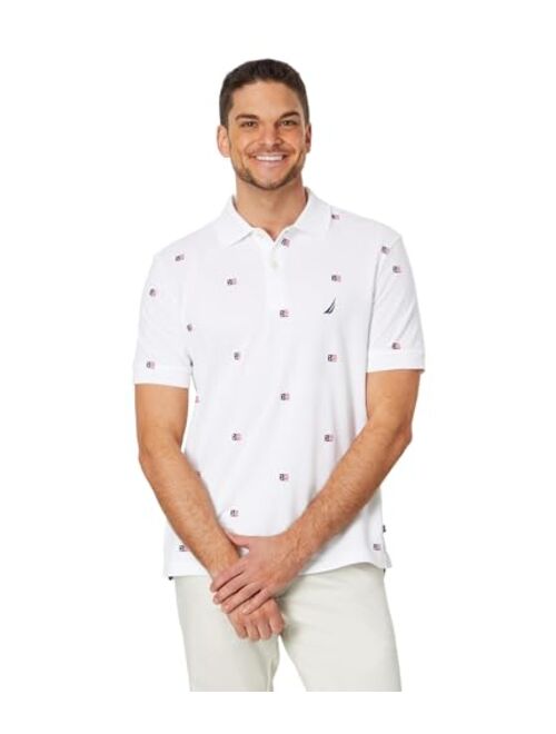 Nautica Sustainably Crafted Classic Fit Printed Polo