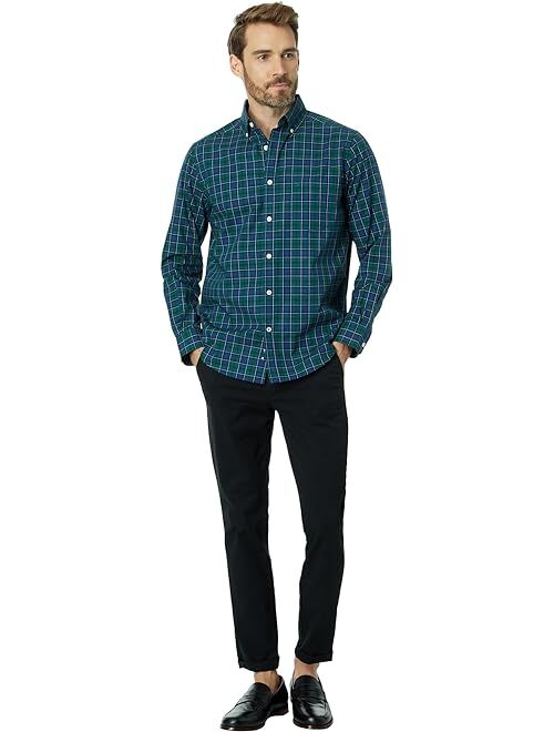 Nautica Wrinkle-Resistant Plaid Wear To Work Shirt