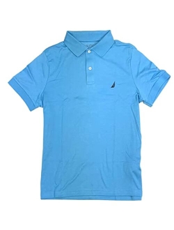 Men's Slim Fit Short Sleeve Solid Soft Cotton Polo Shirt