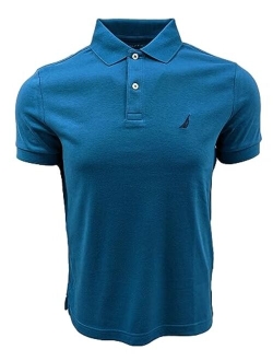 Men's Slim Fit Short Sleeve Solid Soft Cotton Polo Shirt