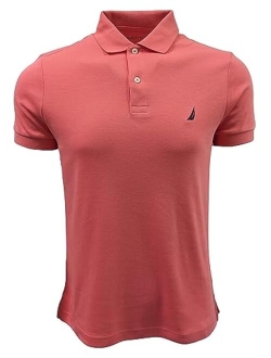 Men's Slim Fit Short Sleeve Solid Soft Cotton Polo Shirt