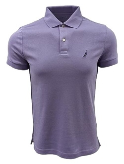 Men's Slim Fit Short Sleeve Solid Soft Cotton Polo Shirt