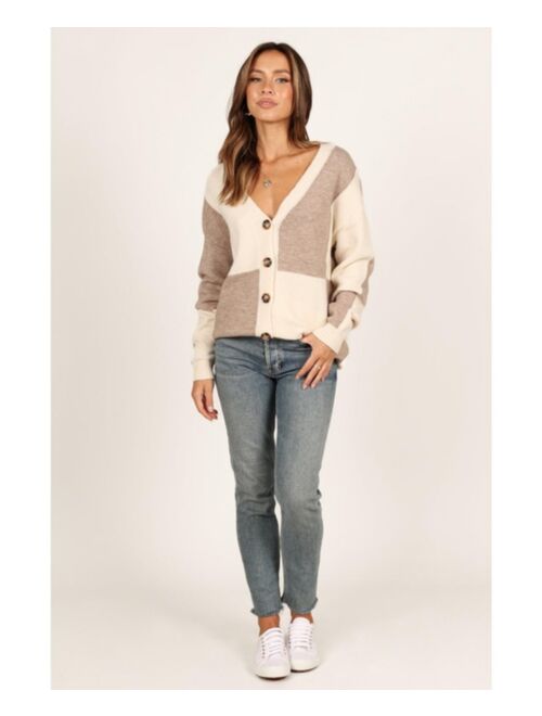 Petal & Pup Petal and Pup Women's Millie Large Check Cardigan