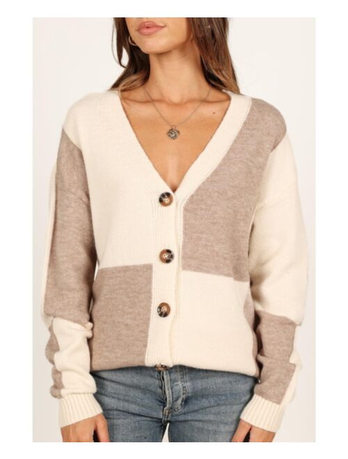 Petal & Pup Petal and Pup Women's Millie Large Check Cardigan