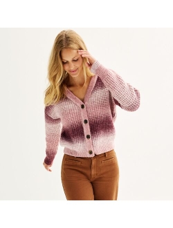 Cozy Button Front Cardigan