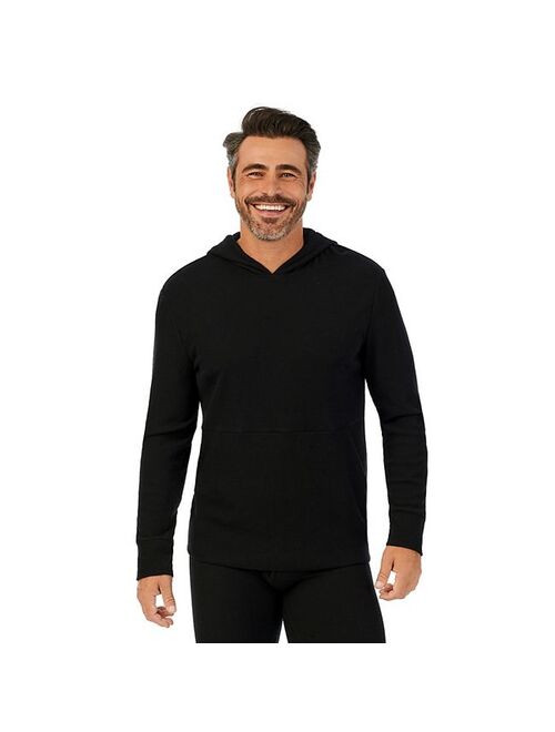 Men's Cuddl Duds Midweight Waffle Thermal Performance Base Layer Hoodie