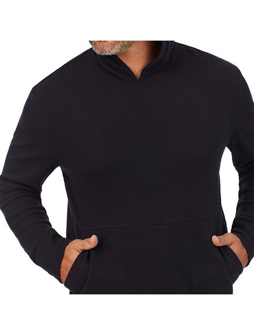 Men's Cuddl Duds Midweight Waffle Thermal Performance Base Layer Hoodie