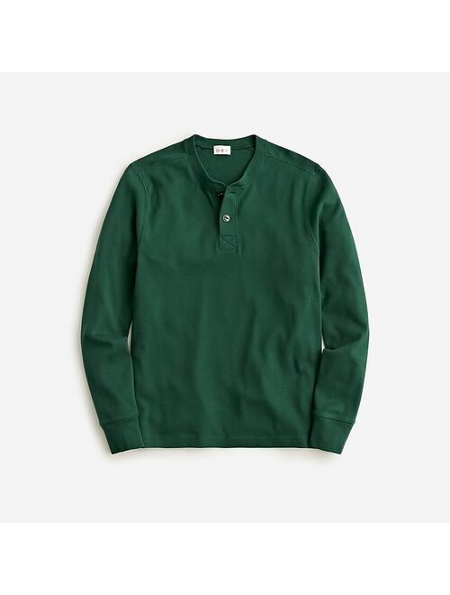 J.Crew Heritage brushed rib-knit henley