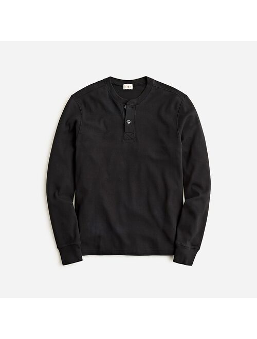 J.Crew Heritage brushed rib-knit henley