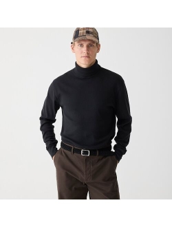 Heritage brushed rib-knit turtleneck in stripe