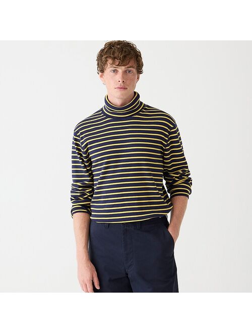 J.Crew Heritage brushed rib-knit turtleneck in stripe