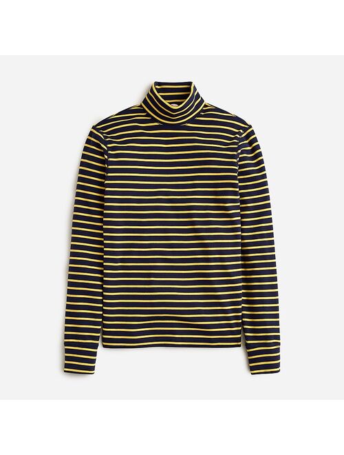 J.Crew Heritage brushed rib-knit turtleneck in stripe