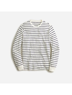 Long-sleeve cotton T-shirt in stripe