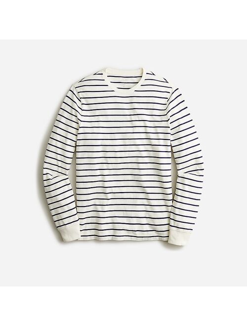 J.Crew Long-sleeve cotton T-shirt in stripe