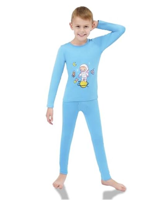 songcode Boys Thermal Underwear for Kids Long Johns for Boys Thermal Set Top And Bottom for Cold Winter