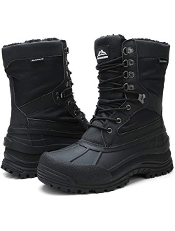 Men's Waterproof Insulated Winter Snow Boots