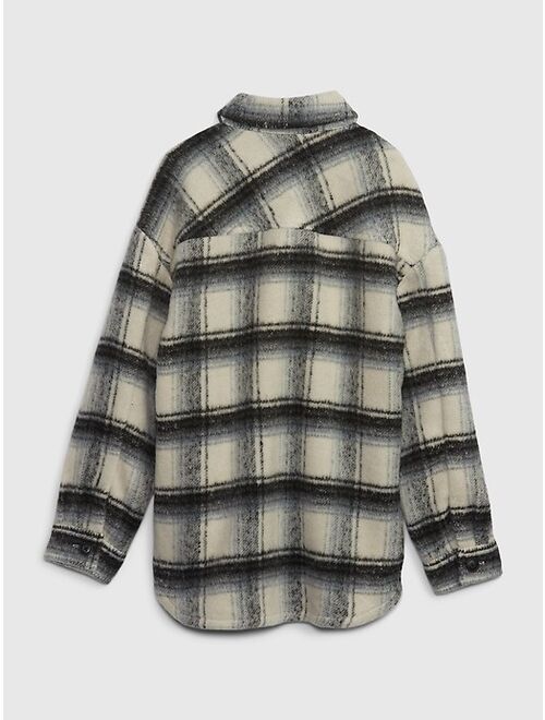 Gap Kids Plaid Shirt Jacket