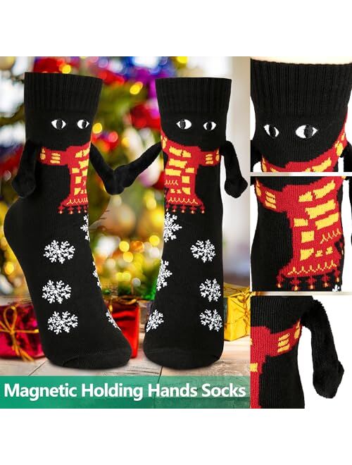 Budding Gallery Hand Holding Socks Adult Magnetic Socks hand in Hand Christmas Socks that Hold Hands Friend Buddy Friendship Gifts