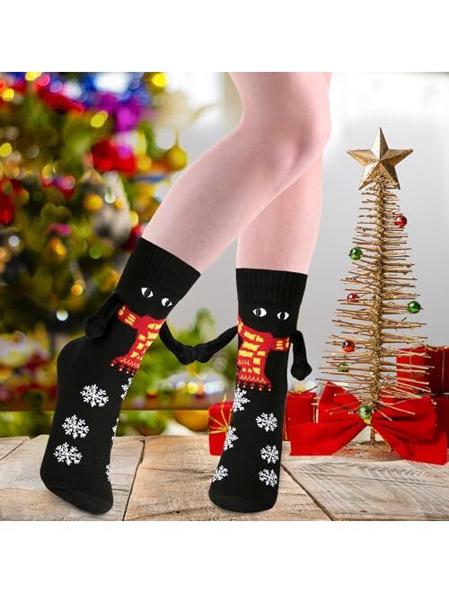 Budding Gallery Hand Holding Socks Adult Magnetic Socks hand in Hand Christmas Socks that Hold Hands Friend Buddy Friendship Gifts