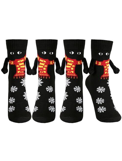 Budding Gallery Hand Holding Socks Adult Magnetic Socks hand in Hand Christmas Socks that Hold Hands Friend Buddy Friendship Gifts