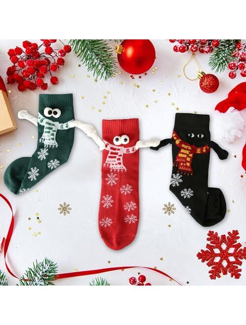 Budding Gallery Hand Holding Socks Adult Magnetic Socks hand in Hand Christmas Socks that Hold Hands Friend Buddy Friendship Gifts