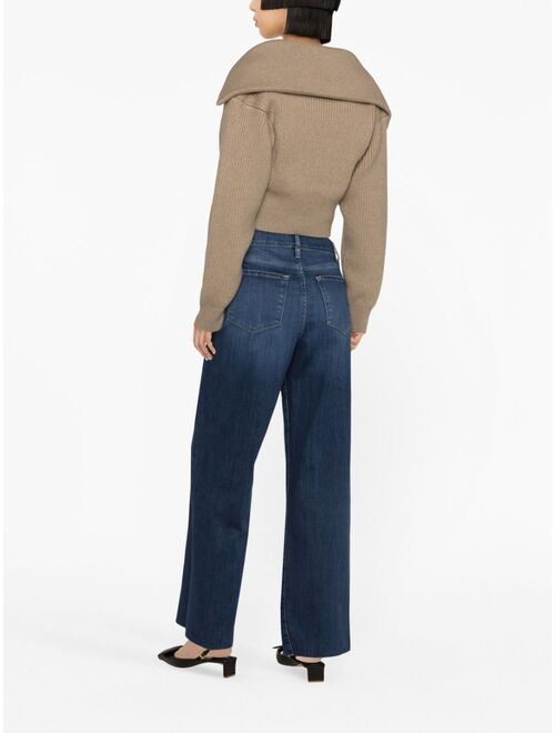 FRAME mid-rise straight-leg jeans