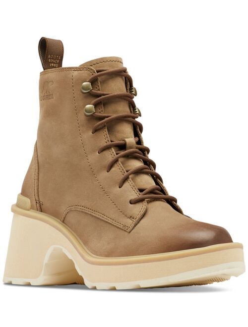 SOREL Women's Hi-Line Lace-Up Lug Combat Boots