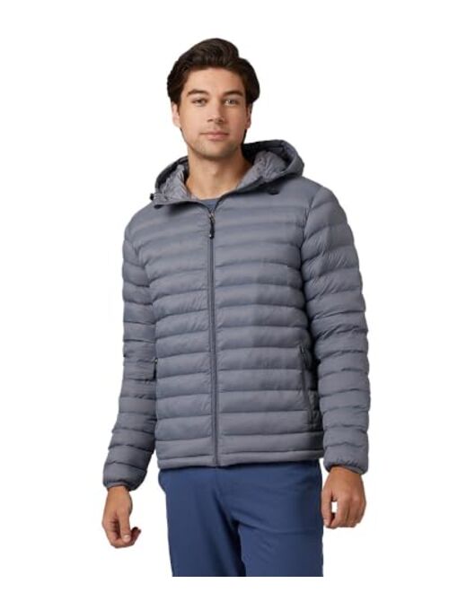 32o Degrees 32 Degrees Men's Lightweight Recycled Poly-Fill Packable Jacket | Zippered Pockets | Layering | Water Repellent