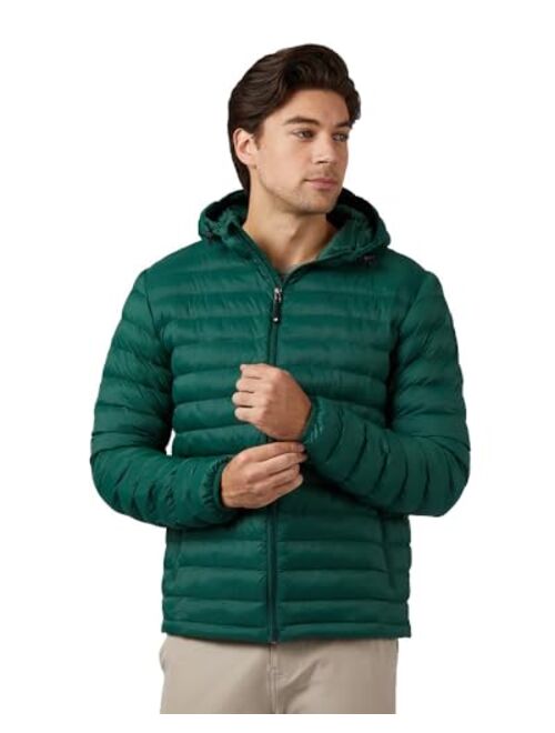 32o Degrees 32 Degrees Men's Lightweight Recycled Poly-Fill Packable Jacket | Zippered Pockets | Layering | Water Repellent