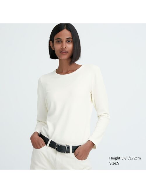 UNIQLO HEATTECH Ultra Warm Crew Neck Long-Sleeve T-Shirt