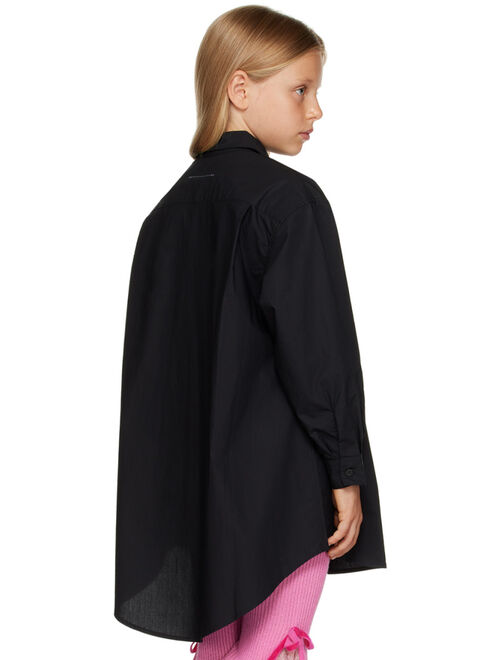 MM6 MAISON MARGIELA Kids Black Printed Shirt