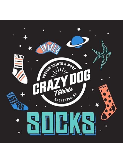 Crazy Dog T-Shirts Women's Christmas Calories Don't Count Socks Funny Cookies Food Novelty Graphic Footwear