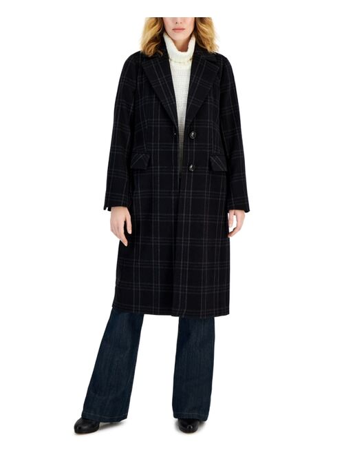 MICHAEL MICHAEL KORS Women's Single-Breasted Wool Blend Coat, Created for Macy's