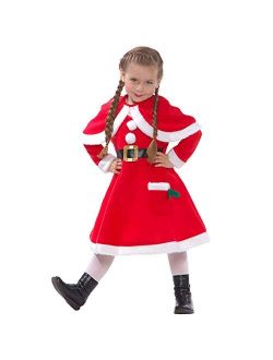 Costumes Morph Mrs Claus Costume for Girls Santa Dress for Girls Santa Claus Costume for Kids Christmas Costumes for Kids
