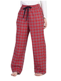 Women's Pajama Pants, Comfy Lounge Sleep PJ Pants with Drawstring and Pockets L74 Flannel / L109 Fleece