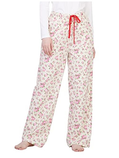 LAPASA Women's Pajama Pants, Comfy Lounge Sleep PJ Pants with Drawstring and Pockets L74 Flannel / L109 Fleece