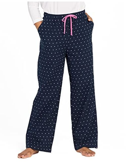 LAPASA Women's Pajama Pants, Comfy Lounge Sleep PJ Pants with Drawstring and Pockets L74 Flannel / L109 Fleece