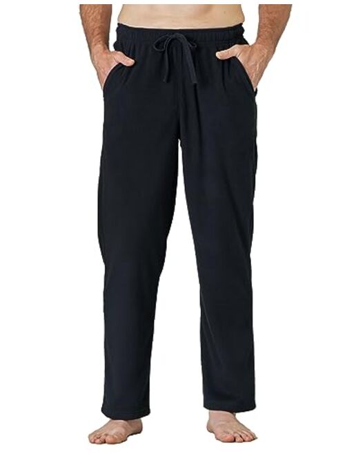 LAPASA Men's 100% Cotton Woven Flannel Pajama Lounge Sleep Pants Plaid PJ Bottoms w Pockets and Drawstring M39