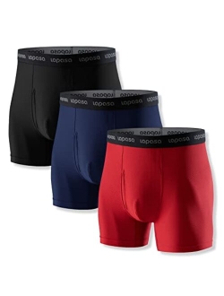 Men's Quick Dry Travel Underwear, Terraversal Series Mesh Breathable Trunks/Boxer Briefs/Boxers (2 & 3 Packs)