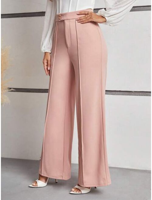 SHEIN Tall High Waisted Wide Leg Pants