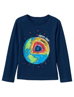 lands end Kids 2-20 Lands' End Kids Long Sleeve Graphic Tee