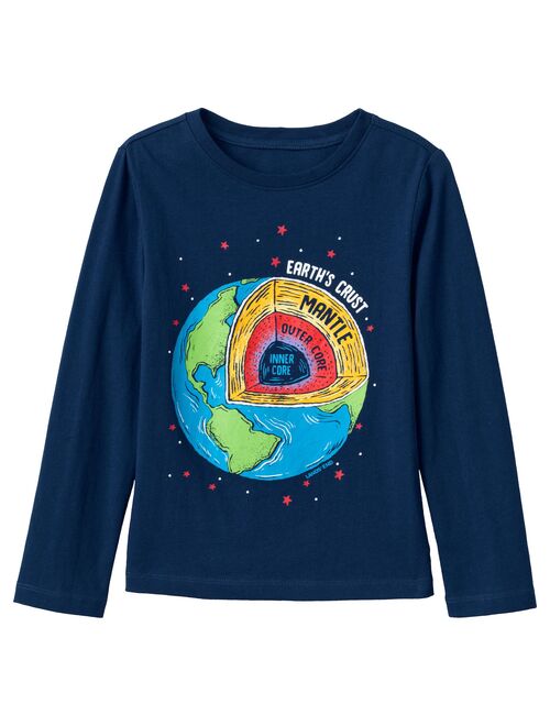 lands end Kids 2-20 Lands' End Kids Long Sleeve Graphic Tee