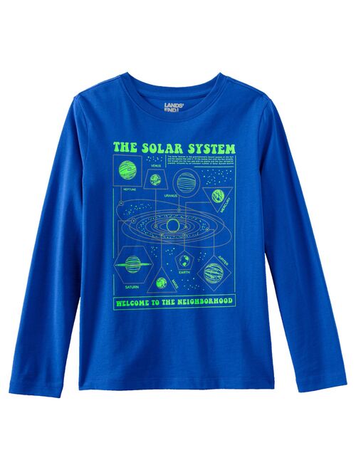 lands end Kids 2-20 Lands' End Kids Long Sleeve Graphic Tee