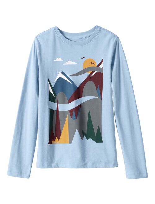 lands end Kids 2-20 Lands' End Kids Long Sleeve Graphic Tee