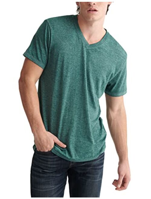 Lucky Brand Venice Burnout V-Neck Tee