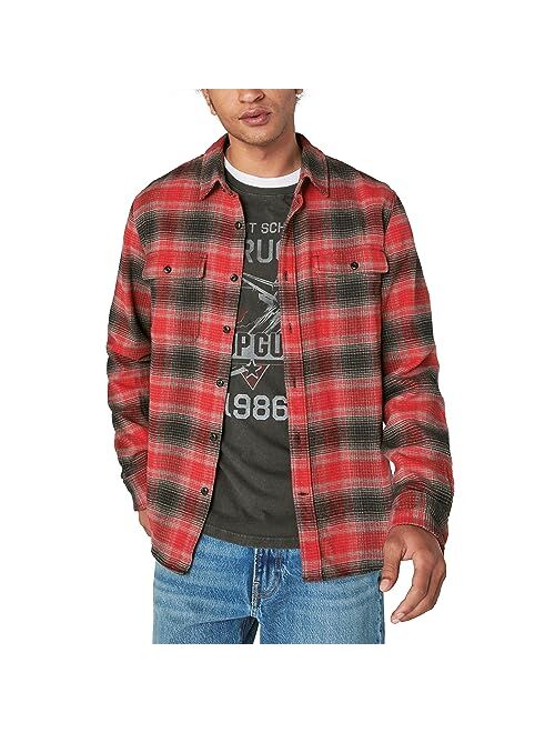 Lucky Brand Plaid Workwear Cloud Soft Long Sleeve Flannel