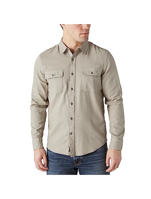 Lucky Brand Lived-In Long Sleeve Workwear Shirt